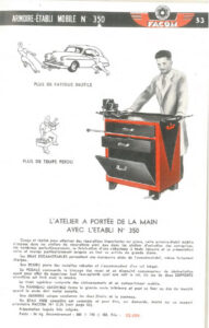 1950 L'ancêtre de la roulette apparaît pour la 1ère fois dans le catalogue FACOM
